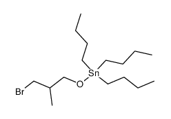 [3-Brom-2-methyl-propoxy-(1)]-tributyl-zinn结构式