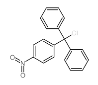 1-[chloro(diphenyl)methyl]-4-nitrobenzene结构式