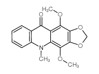 1,3-Dioxolo[4,5-b]acridin-10(5H)-one,4,11-dimethoxy-5-methyl- picture