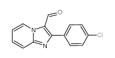 2-(4-chlorophenyl)imidazo[1,2-a]pyridine-3-carbaldehyde structure