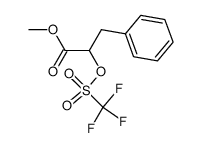 3-phenyl-2-trifluoromethanesulfonyloxy-propionic acid methyl ester Structure