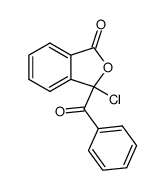 3-benzoyl-3-chloro-phthalide结构式