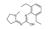 1-(2,6-Diethylphenyl)-3-(1-methylpyrrolidin-2-ylidene)urea structure