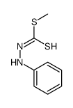 3-Phenyldithiocarbazic acid methyl ester Structure