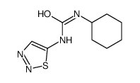 1-cyclohexyl-3-(thiadiazol-5-yl)urea Structure