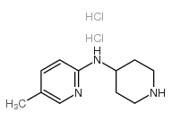 N-(5-甲基吡啶-2-基)哌啶-4-胺结构式