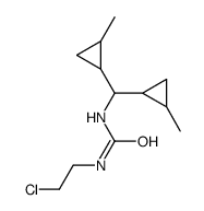 1-[bis(2-methylcyclopropyl)methyl]-3-(2-chloroethyl)urea Structure