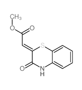 Acetic acid,2-(3,4-dihydro-3-oxo-2H-1,4-benzothiazin-2-ylidene)-, methyl ester picture