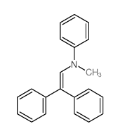 Benzenamine,N-(2,2-diphenylethenyl)-N-methyl-结构式