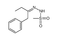 N-[(Z)-1-phenylbutan-2-ylideneamino]methanesulfonamide Structure