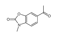 6-Acetyl-3-methylbenzoxazol-2(3H)-one Structure