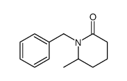 1-benzyl-6-methylpiperidin-2-one结构式