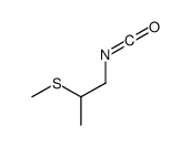 1-isocyanato-2-methylsulfanylpropane结构式