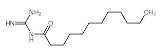 Dodecanamide,N-(aminoiminomethyl)- Structure