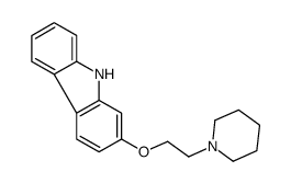 2-(2-piperidin-1-ylethoxy)-9H-carbazole Structure