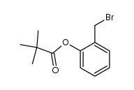 2-(bromomethyl)phenyl pivalate Structure