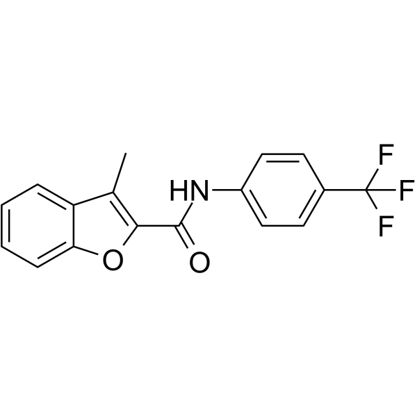 2-Benzofurancarboxamide,3-methyl-N-[4-(trifluoromethyl)phenyl]-(9CI) picture