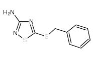 1,2,4-Thiadiazol-3-amine,5-[(phenylmethyl)thio]- structure