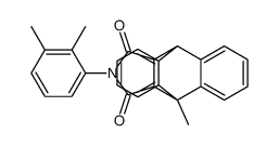 (15R,19R)-17-(2,3-dimethylphenyl)-1-methyl-17-azapentacyclo[6.6.5.02,7.09,14.015,19]nonadeca-2,4,6,9,11,13-hexaene-16,18-dione (non-preferred name)结构式