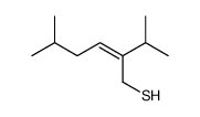 5-methyl-2-propan-2-ylhex-2-ene-1-thiol Structure