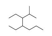 3,4-diethyl-2-methylheptane Structure