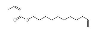 undec-10-enyl but-2-enoate结构式