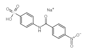 4-[(4-nitrobenzoyl)amino]benzenesulfonic acid结构式