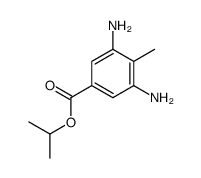 propan-2-yl 3,5-diamino-4-methylbenzoate Structure