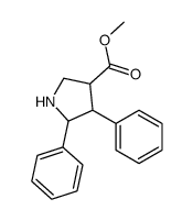 methyl 4,5-diphenylpyrrolidine-3-carboxylate Structure
