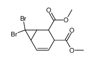 dimethyl 7,7-dibromobicyclo [4.1.0] hept-4-ene-2,3-dicarboxylate结构式