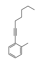 1-hept-1-ynyl-2-methylbenzene Structure