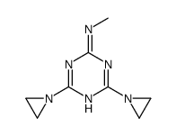 4,6-bis(aziridin-1-yl)-N-methyl-1,3,5-triazin-2-amine Structure