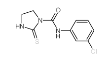 1-Imidazolidinecarboxamide,N-(3-chlorophenyl)-2-thioxo- structure