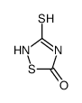 3-sulfanylidene-1,2,4-thiadiazolidin-5-one Structure