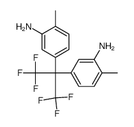 2,2-双(3-氨基-4-甲基苯基)六氟丙烷结构式