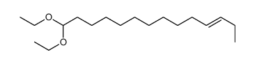 (E)-14,14-Diethoxy-3-tetradecene structure