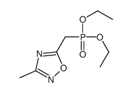 5-(diethoxyphosphorylmethyl)-3-methyl-1,2,4-oxadiazole结构式