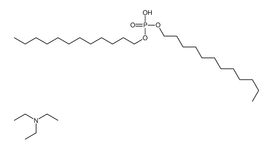 didodecyl hydrogen phosphate,N,N-diethylethanamine Structure