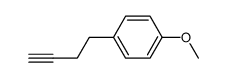 1-(But-3-yn-1-yl)-4-methoxybenzene structure