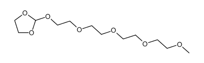 2-((2,5,8,11-tetraoxatridecan-13-yl)oxy)-1,3-dioxolane Structure