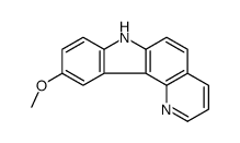 10-methoxy-7H-pyrido[3,2-c]carbazole结构式