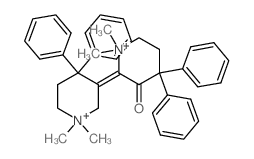 (2E)-2-(1,1-dimethyl-4,4-diphenyl-5,6-dihydro-2H-pyridin-3-ylidene)-1,1-dimethyl-4,4-diphenyl-5,6-dihydropyridin-3-one结构式