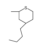 (2S,4R)-4-butyl-2-methylthiane Structure