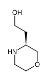 (S)-3-Hydroxyethylmorpholine structure