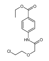 ethyl 4-[[2-(2-chloroethoxy)acetyl]amino]benzoate Structure