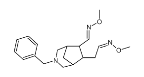 3-(phenylmethyl)-3-azabicyclo[3.2.1]octane-6,7-dicarbaldehyde bis (O-methyloxime) Structure