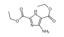 4-氨基-1H-咪唑-2,5-二羧酸二乙酯结构式