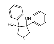 3,4-diphenylthiolane-3,4-diol Structure