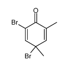 4,6-dibromo-2,4-dimethyl-cyclohexa-2,5-dienone Structure