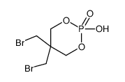 5,5-bis(bromomethyl)-2-hydroxy-1,3,2λ5-dioxaphosphinane 2-oxide Structure